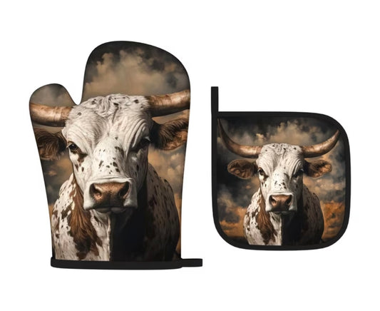 BB’s Country - Bull 2 Oven Mit Set
