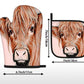BB’s Country - Highland Cow 3 Oven Mit Set