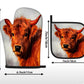 BB’s Country - Highland Cow 5 Oven Mit Set