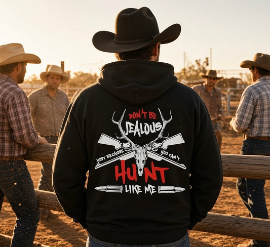 BB’s Country - Don’t Be Jealous Because You Can’t Hunt Like Me Heavy Weight Hoodie