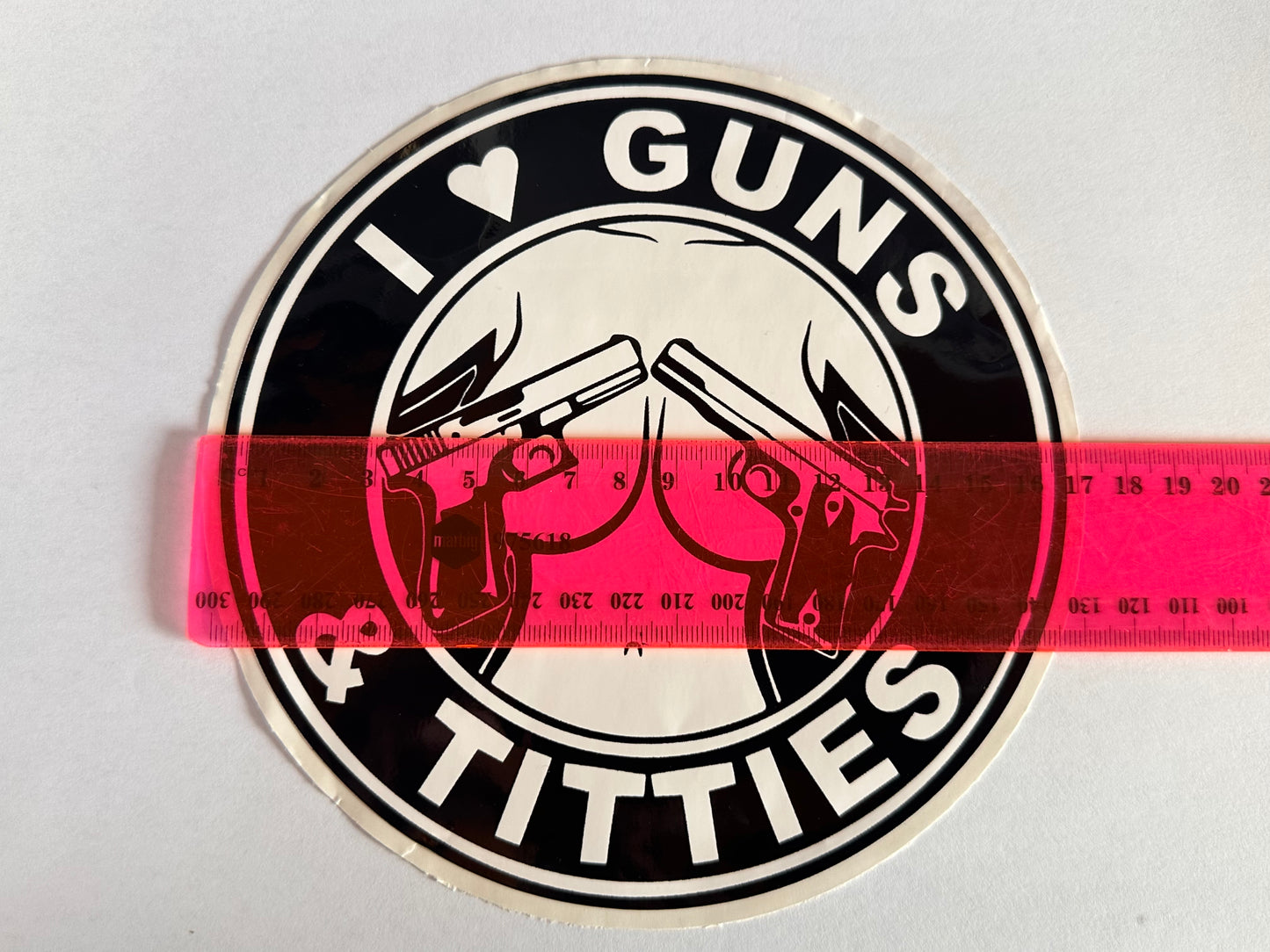 Sticker - I 🖤 Gun’s & Titties