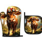 BB’s Country - Cow 2 Oven Mit Set