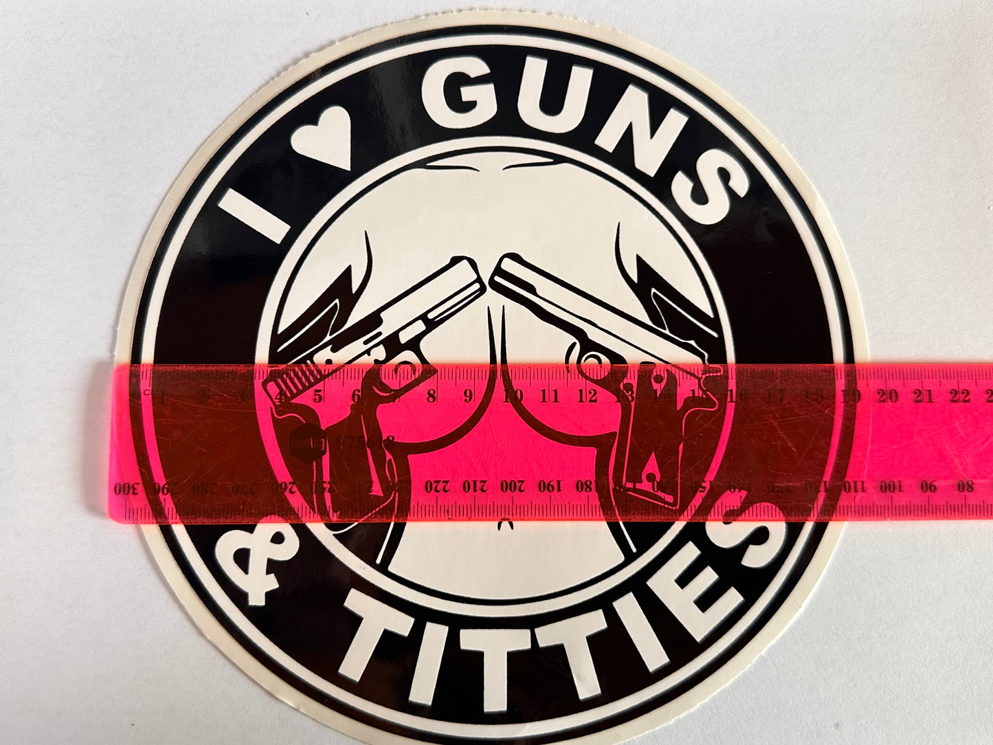 Sticker - I 🖤 Gun’s & Titties