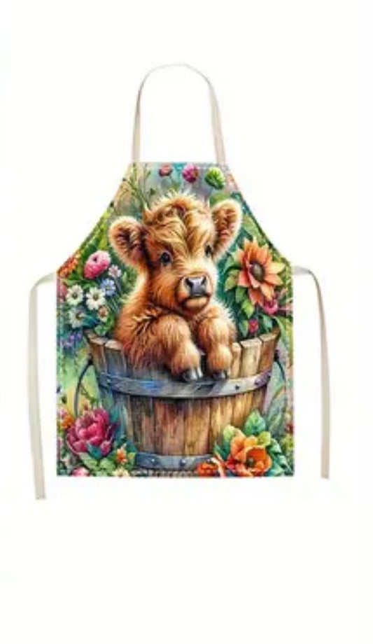 BB’s Country - Novelty Highland Cow Apron