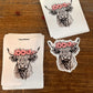 Highland Cow Sticker