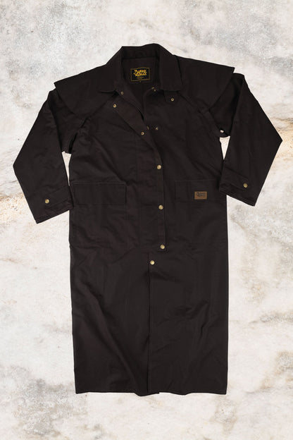 Burke & Wills - Men’s Stockman Long Coat Brown