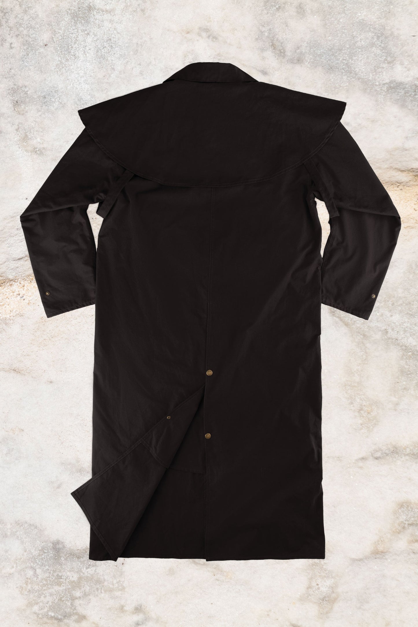 Burke & Wills - Men’s Stockman Long Coat Brown