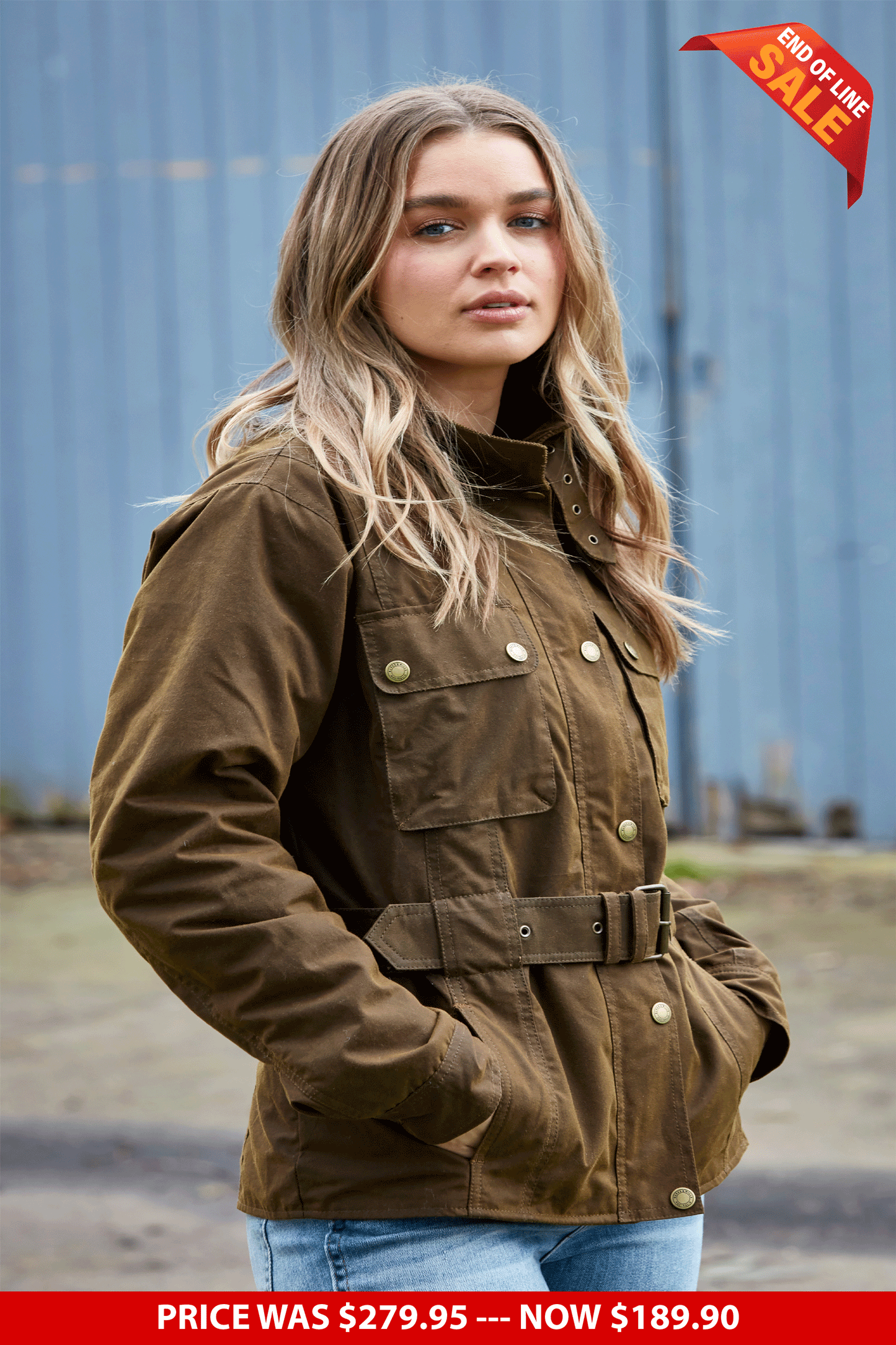 Burke & Wills - Womens Territory Jacket Bronze