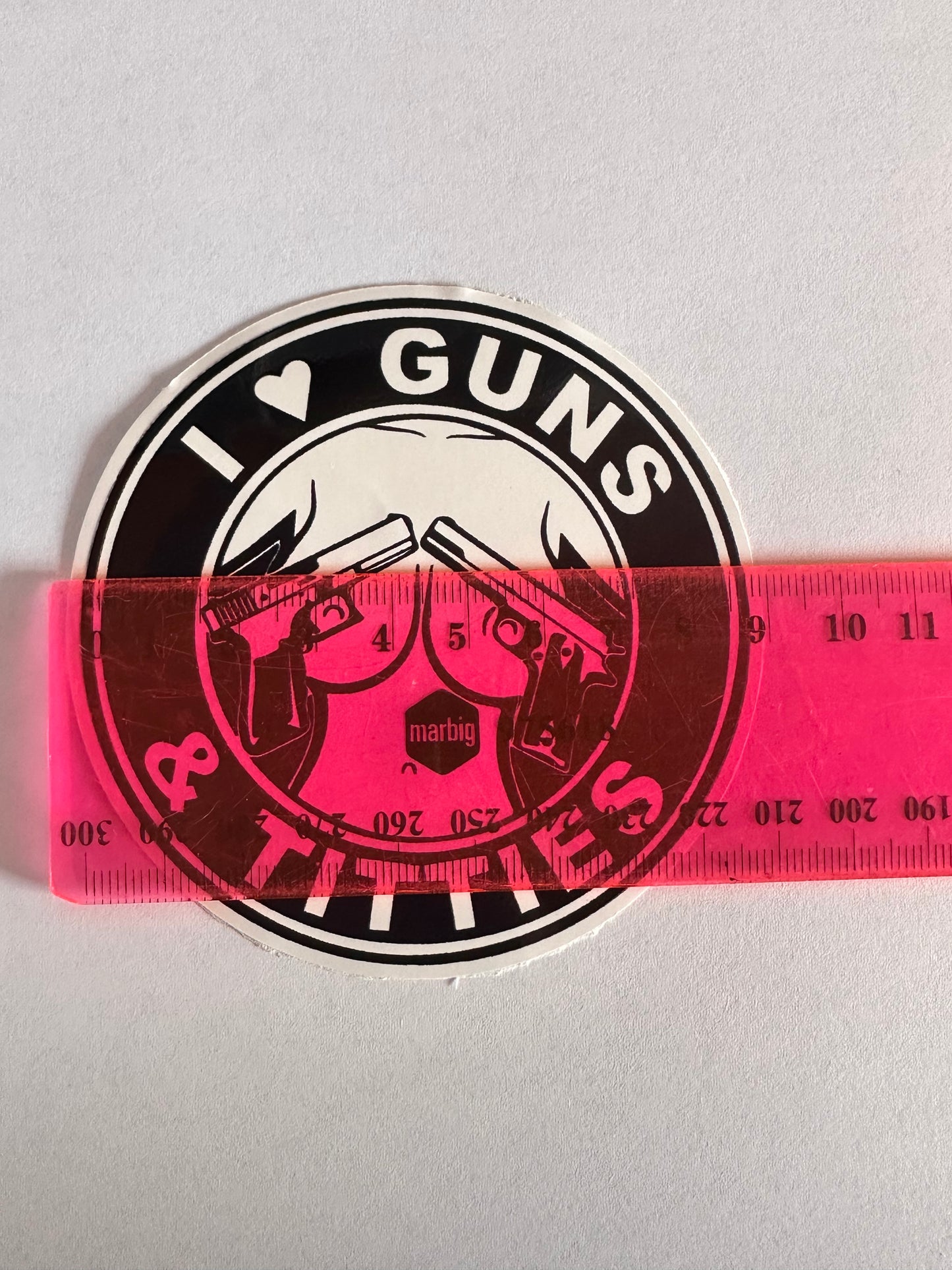 Sticker - I 🖤 Gun’s & Titties
