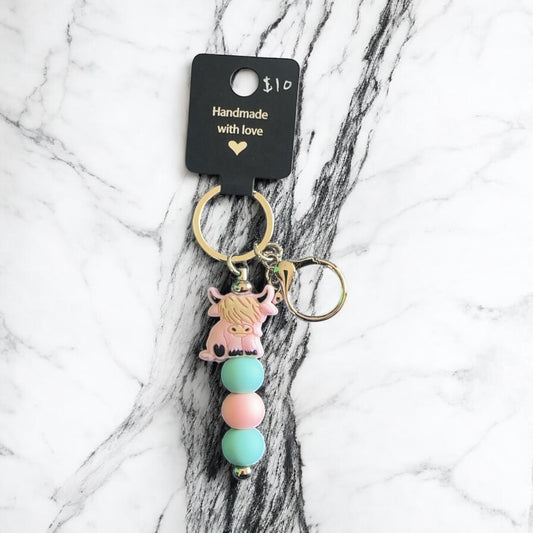 Keyring - Silicone Bead