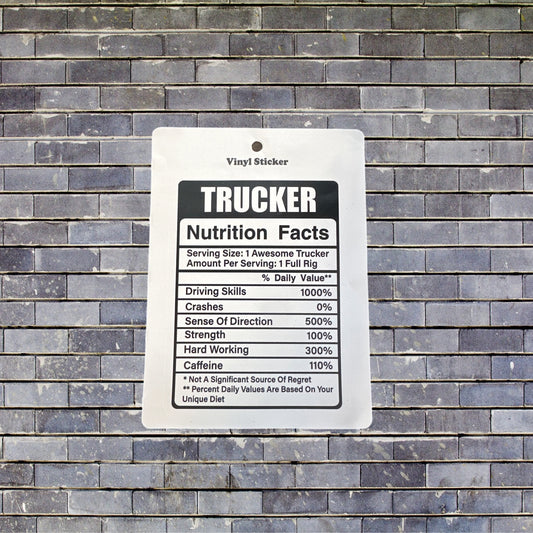 Sticker - Trucker Facts