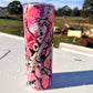 20oz Tumbler -  Pink Camo Wifey