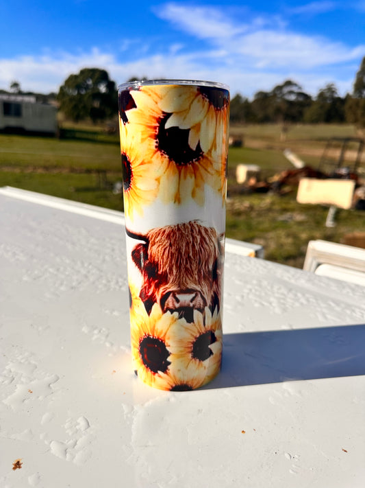 20oz Tumbler -  Highland Cow