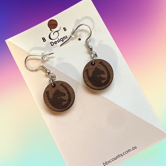 Earring - Two Horse’s Dangle