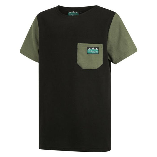 Ridgeline - Kids Rugged Fleece Tee Field Olive