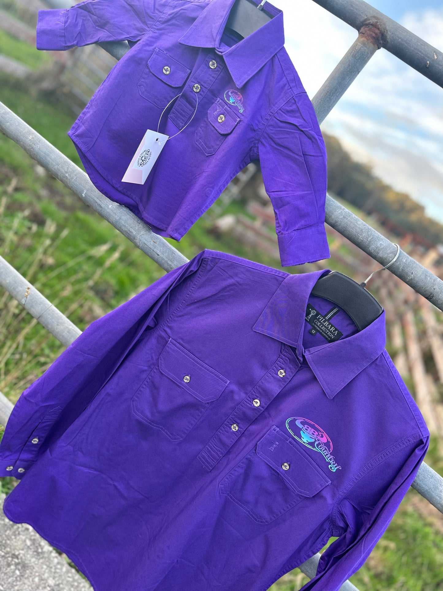 BB’s Country - Purple Gradient Shirt
