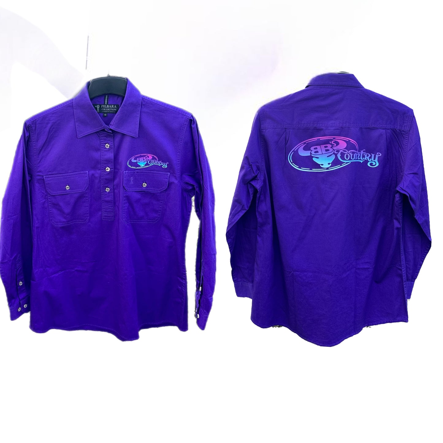 BB’s Country - Purple Gradient Shirt