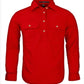 Ritemate - Kids Closed Front Shirt L/S Red