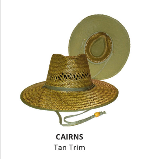 Straw Hat Cairns Tan