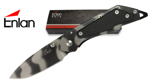 Knife - Camo & G10 Handle M017H
