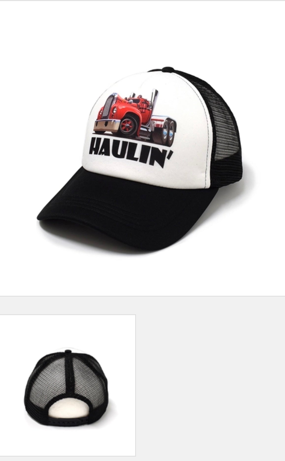 Trucker Haulin Trucker Black/White