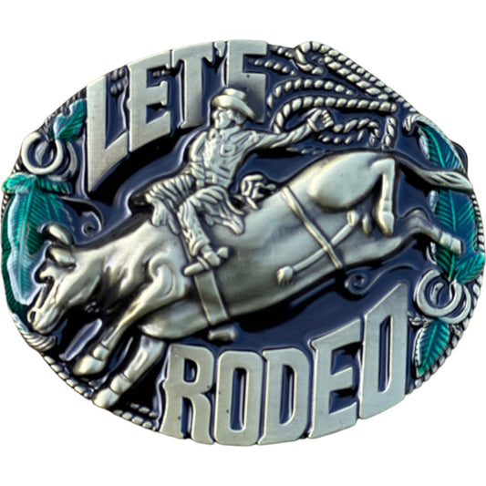 Belt Buckle - Let’s Rodeo