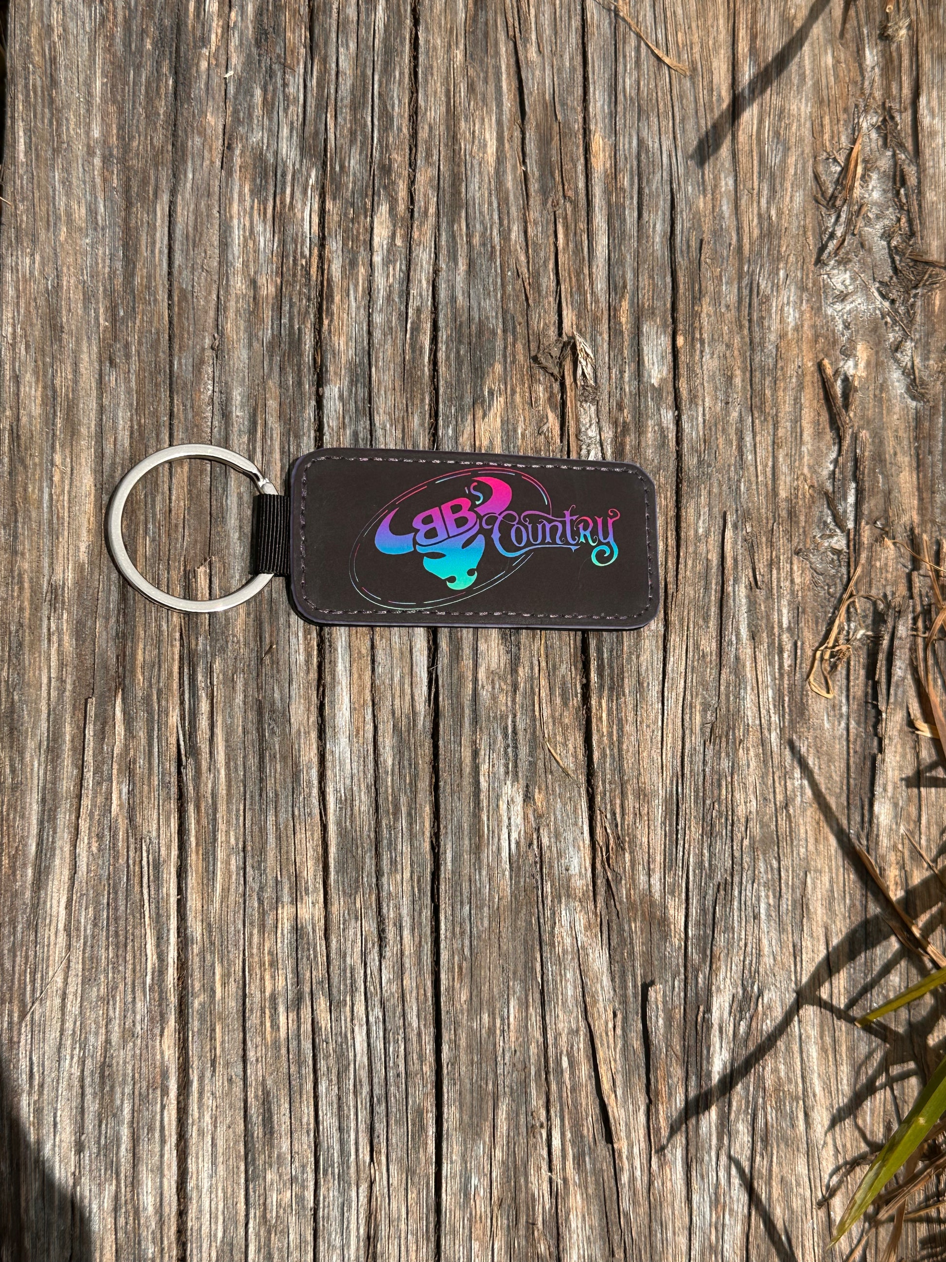 Keychain with 2025 country rings