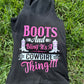 Boots & Bling It’s A Cowgirl Thing Ladies Tight Fit Singlet