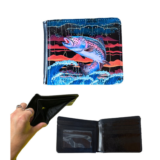 Mens Wallet - Vibrant Fish