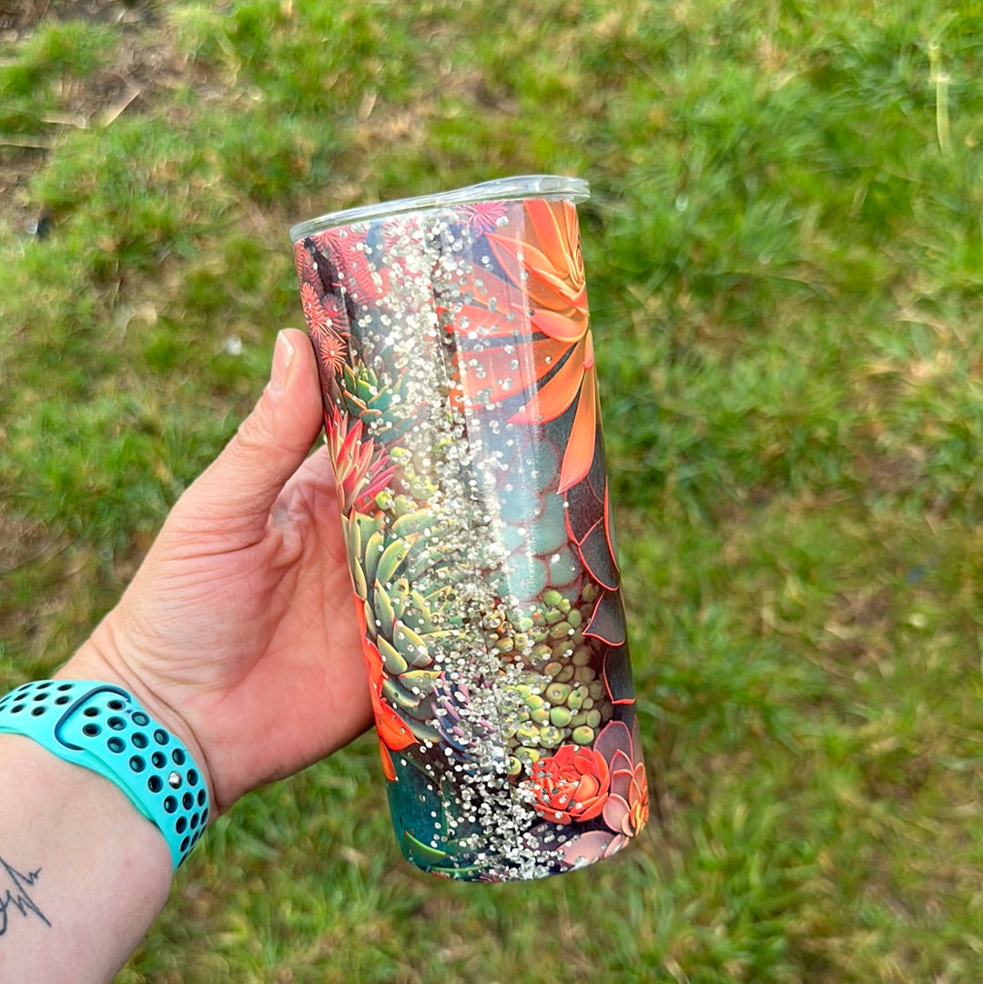 15oz Tumbler - Succulent 2